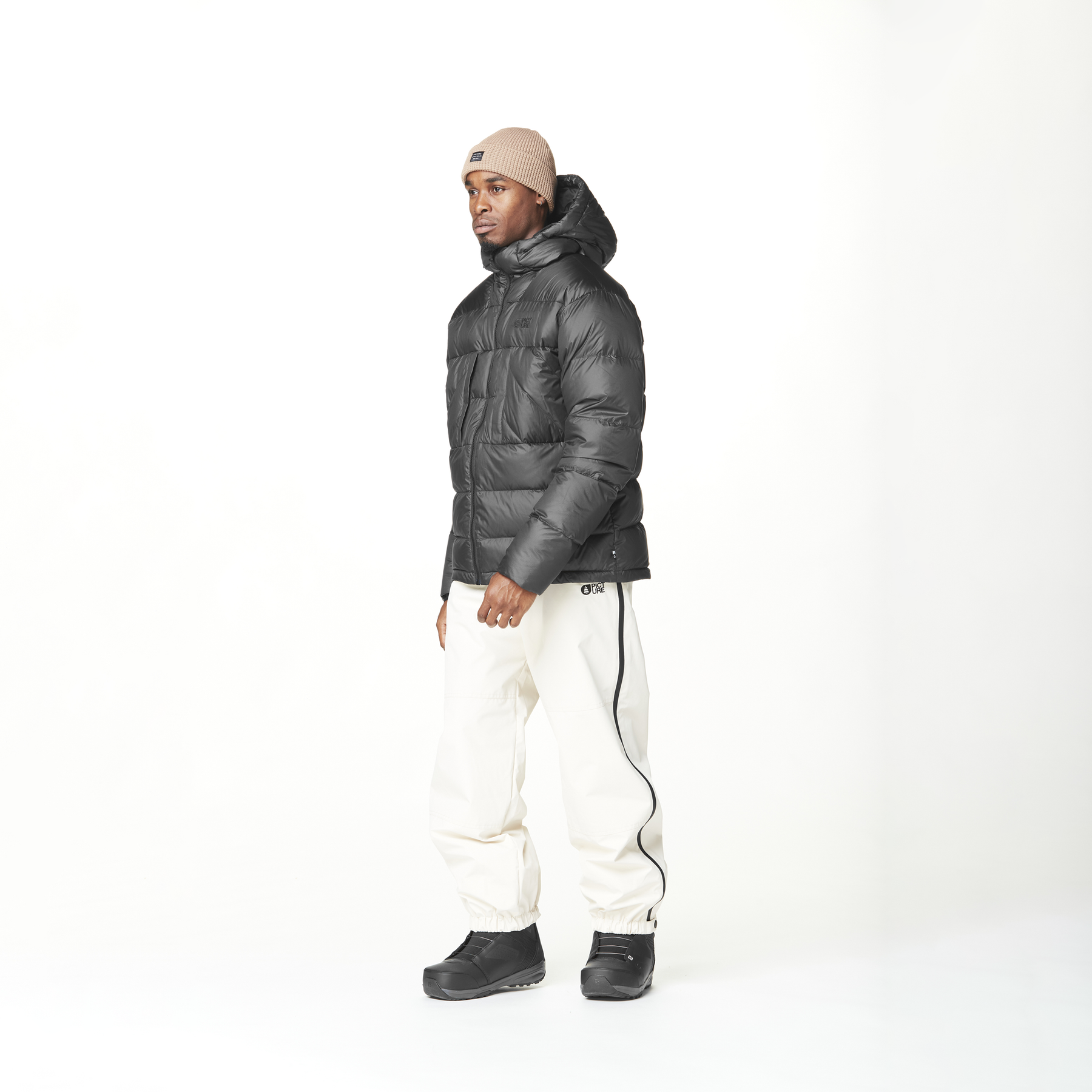 HI PUFF DOWN JKT __color:Black#3