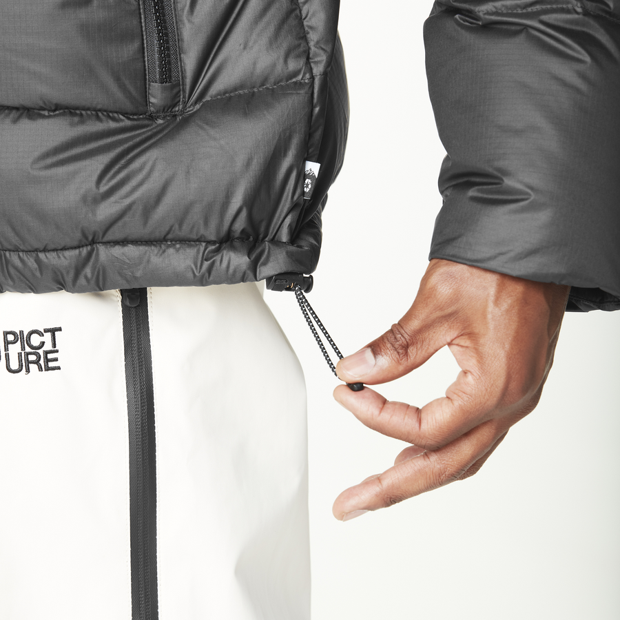 HI PUFF DOWN JKT __color:Black#4