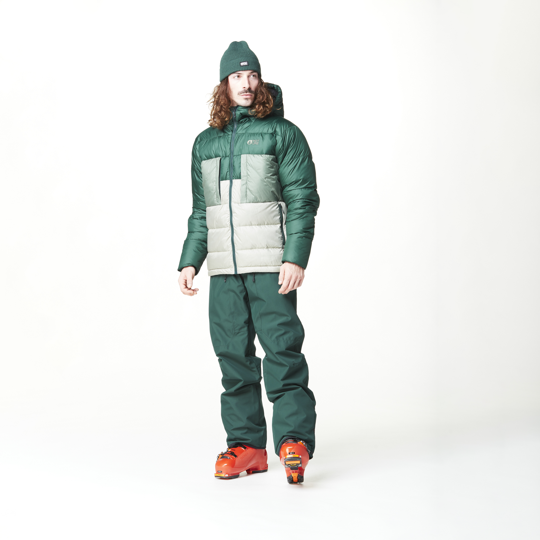 HI PUFF DOWN JKT __color:Pdrsa_Pine_L_Wre_Shadow#8
