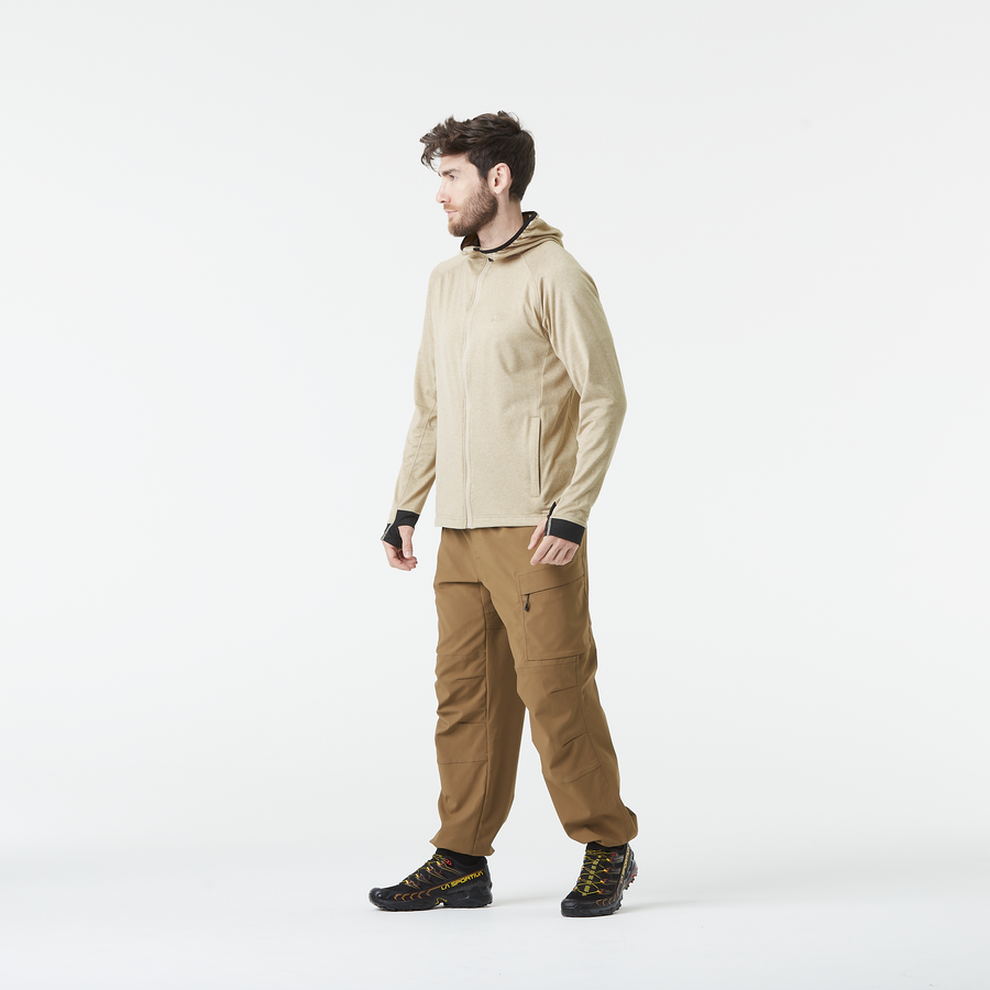 SHARI ZIP TECH HOODIE __color:Plaza_Taupe#15