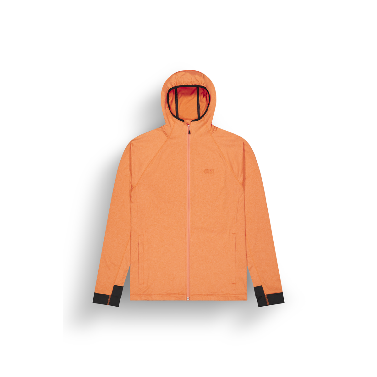 SHARI ZIP TECH HOODIE __color:Dusty_Orange#4