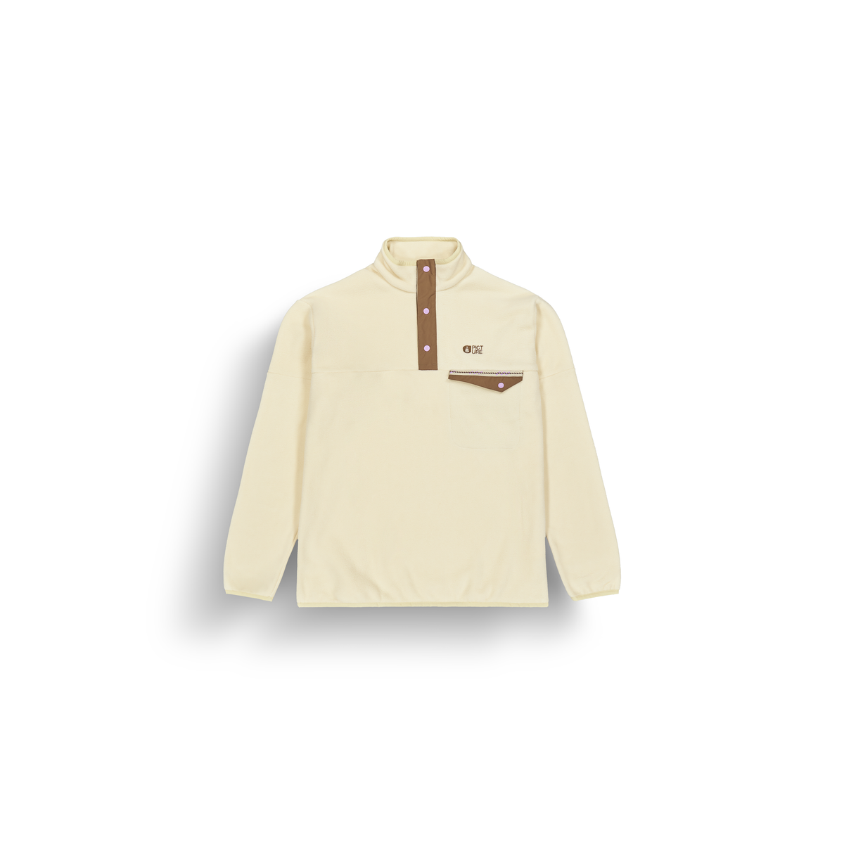 ARCCA 1/4 FLEECE __color:Wood_Ash#11