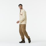 ARCCA 1/4 FLEECE __color:Wood_Ash#7