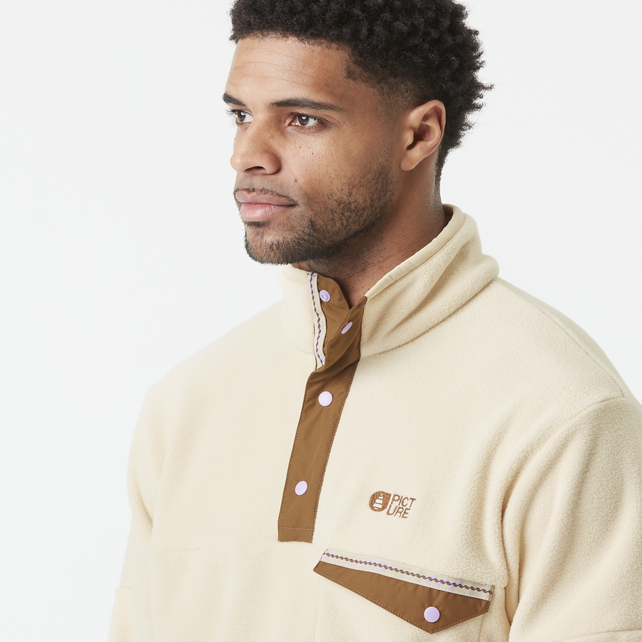 ARCCA 1/4 FLEECE __color:Wood_Ash#10