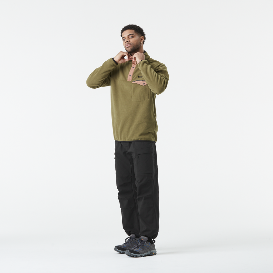 ARCCA 1/4 FLEECE __color:Tobacco#0