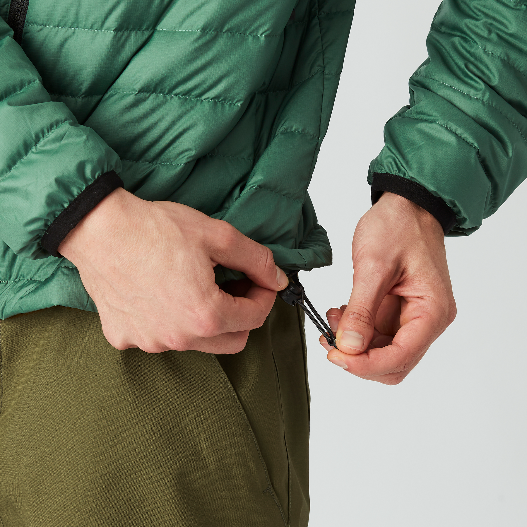LIGHT PUFF JKT __color:Smoke_Pine#19