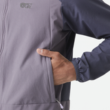 OUTIF SOFTSHELL JKT __color:Excalibur#22
