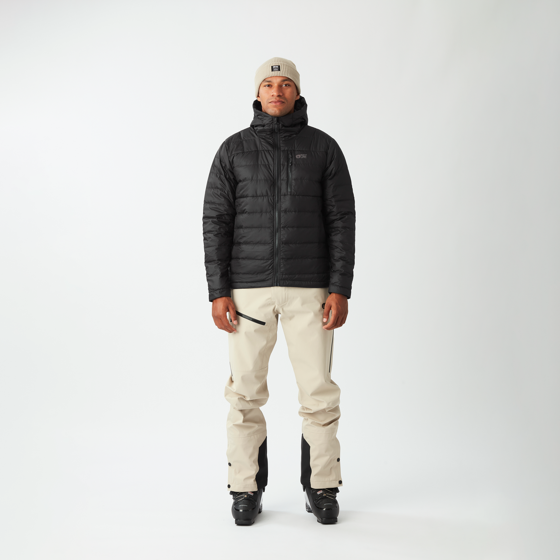 MID PUFF DOWN M JKT __color:Black#0