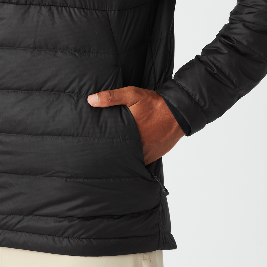 MID PUFF DOWN M JKT __color:Black#3