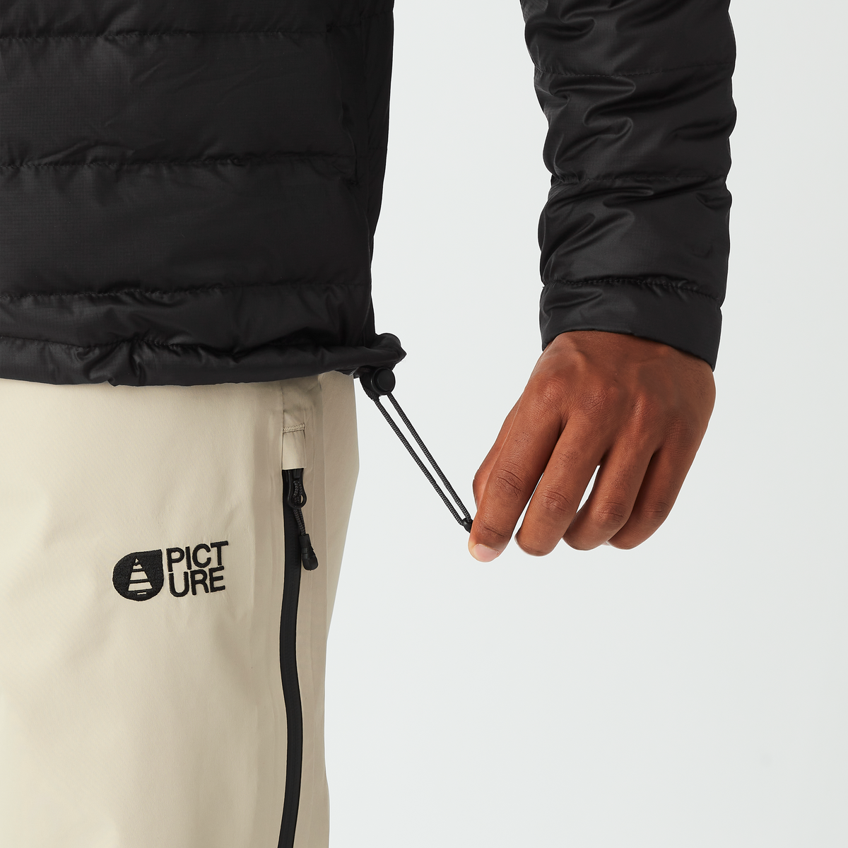 MID PUFF DOWN M JKT __color:Black#4