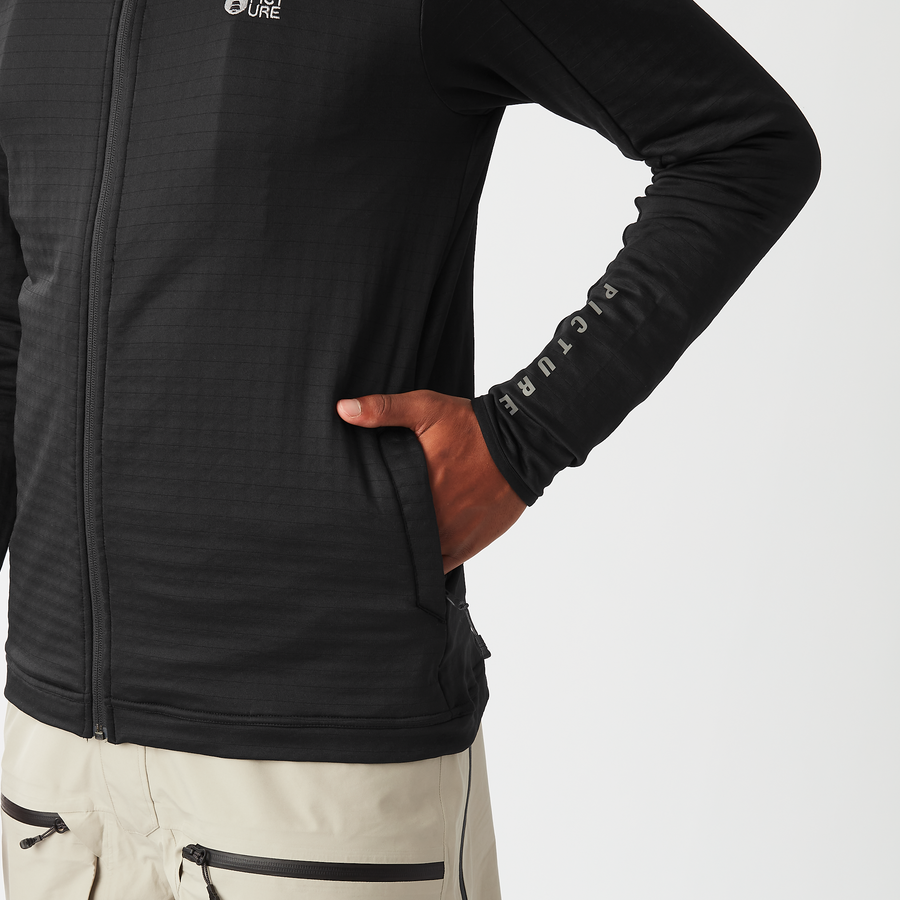 BAKE GRID FZ JKT __color:Black#3