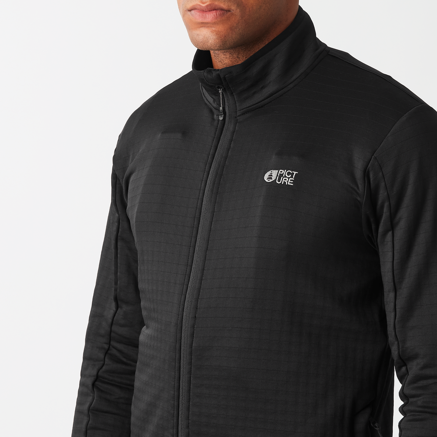 BAKE GRID FZ JKT __color:Black#4