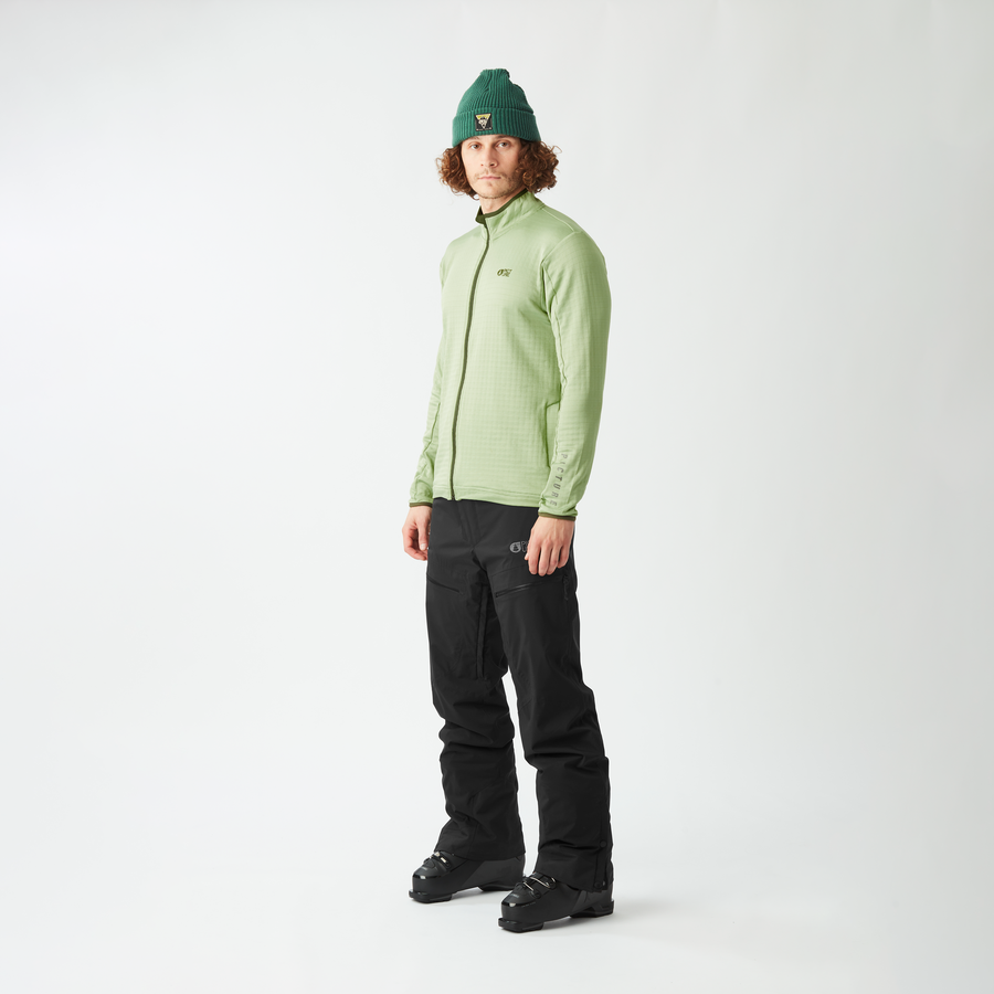 Polaire technique zippée homme BAKE GRID FZ