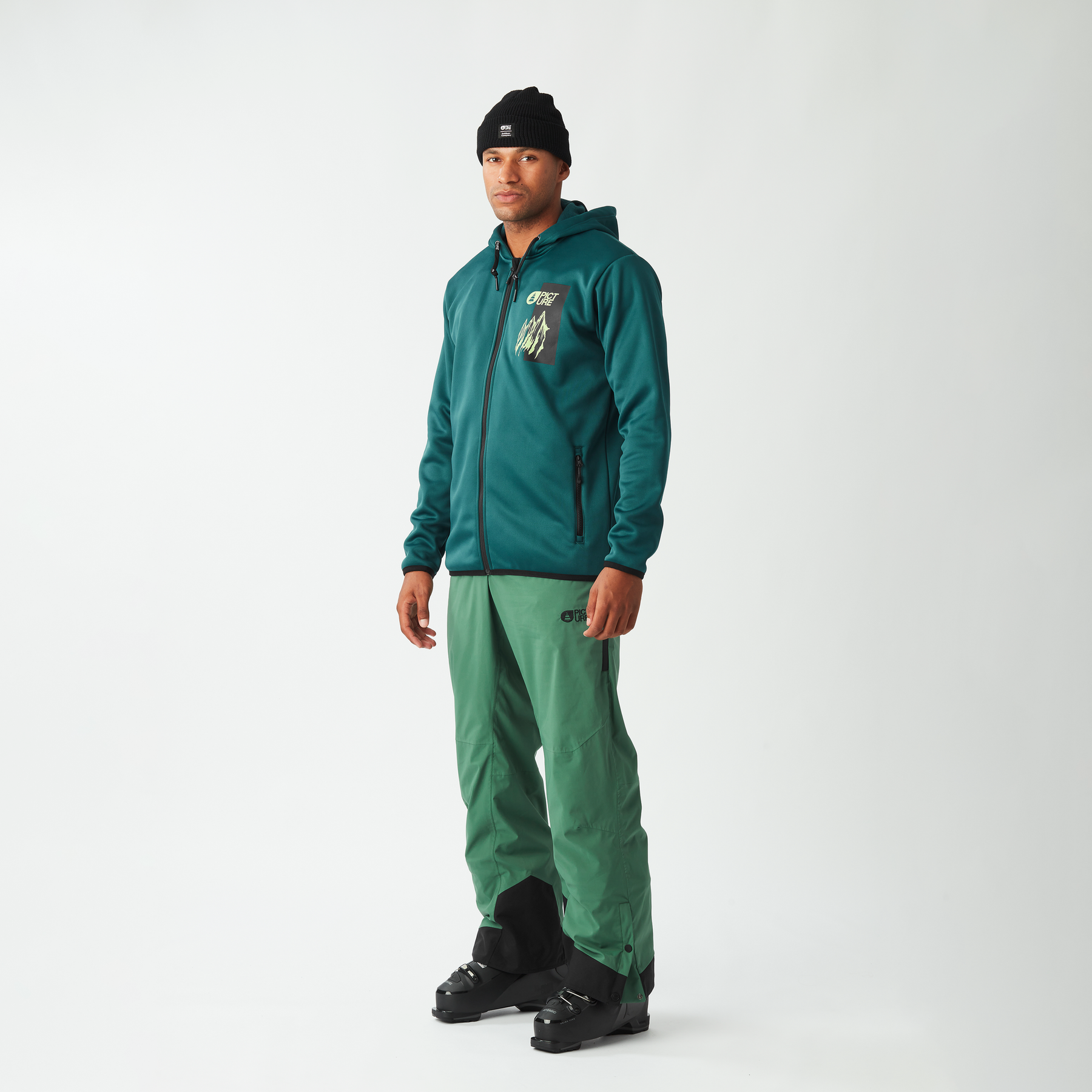 PARK ZIP TECH HOODIE __color:Deep_Water#9