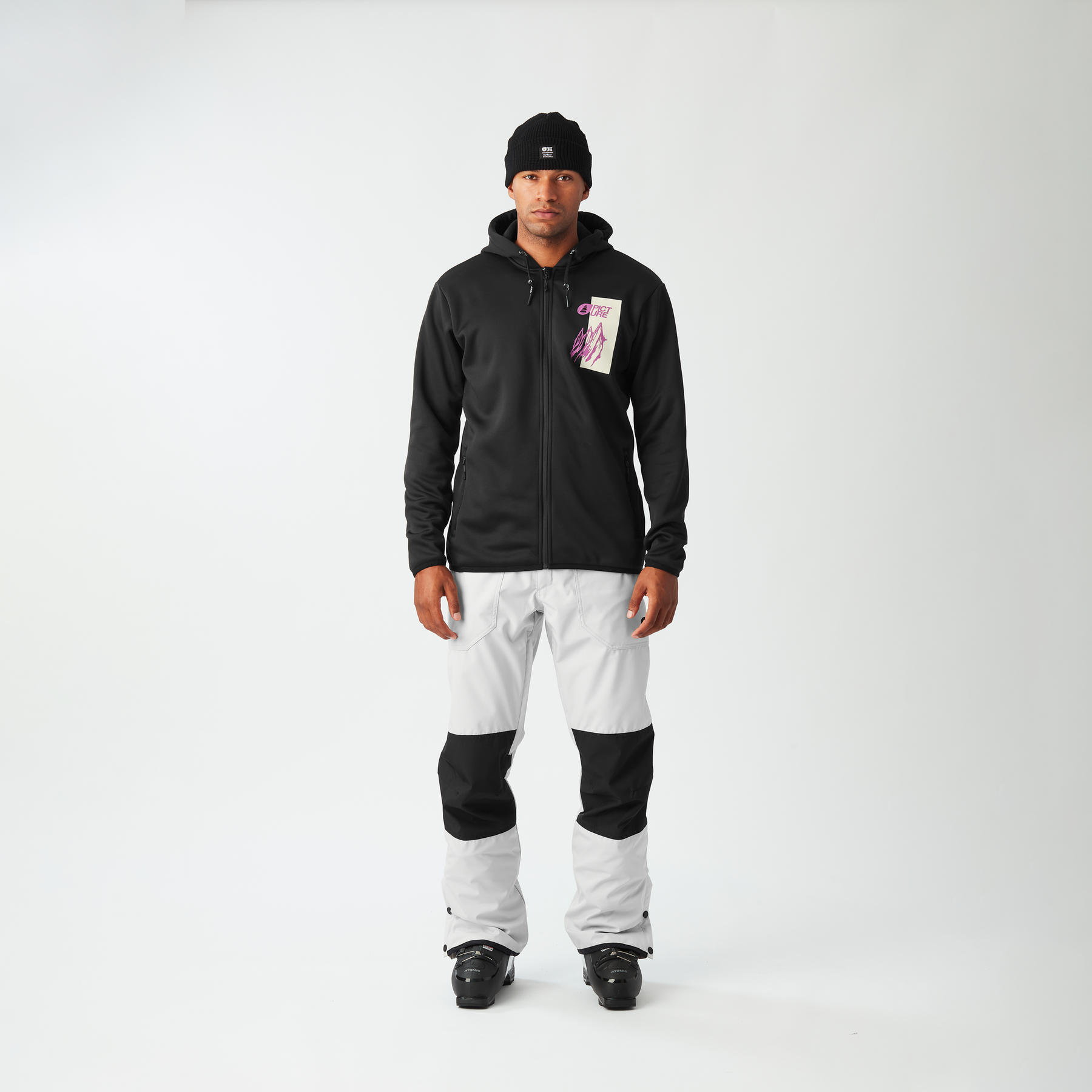 PARK ZIP TECH HOODIE __color:Black#0