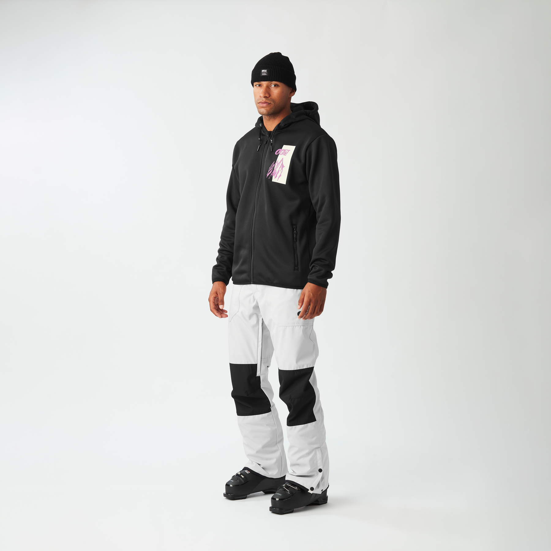 PARK ZIP TECH HOODIE __color:Black#2