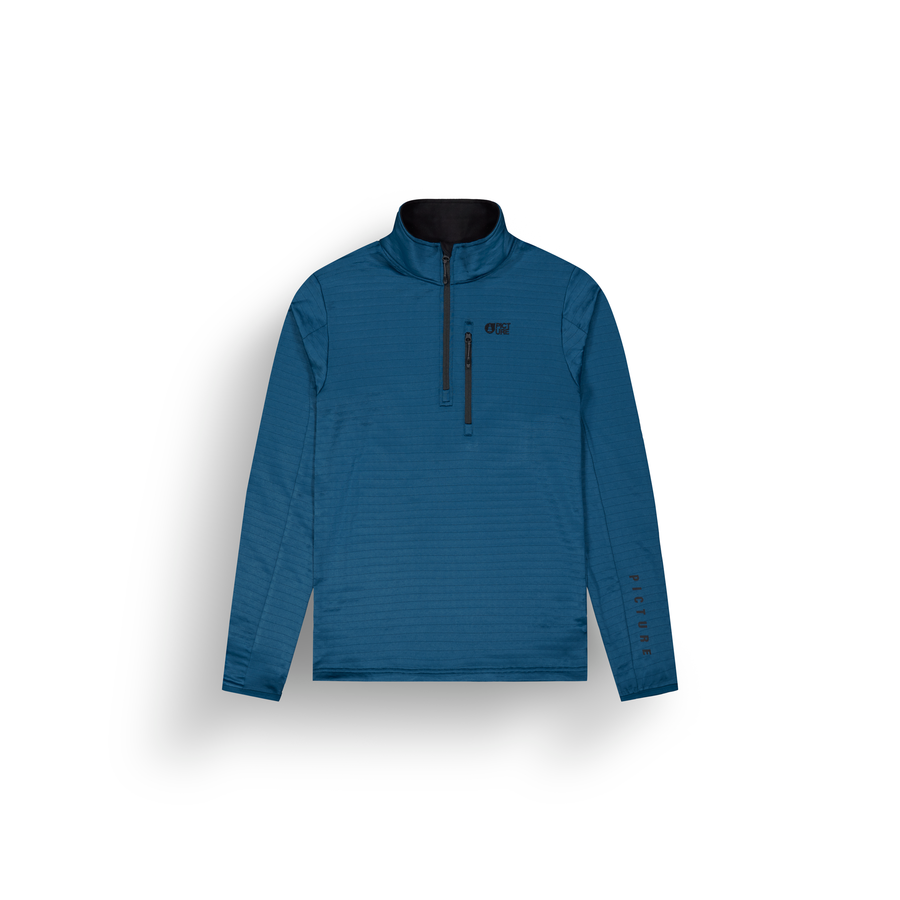 BAKE M 1/4 GRID FLEECE __color:Serenity_Blue#14