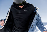 PARAGA 1/4 ZIP HOODIE __color:Black#7