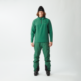 PARAGA 1/4 ZIP HOODIE __color:Smoke_Pine#22