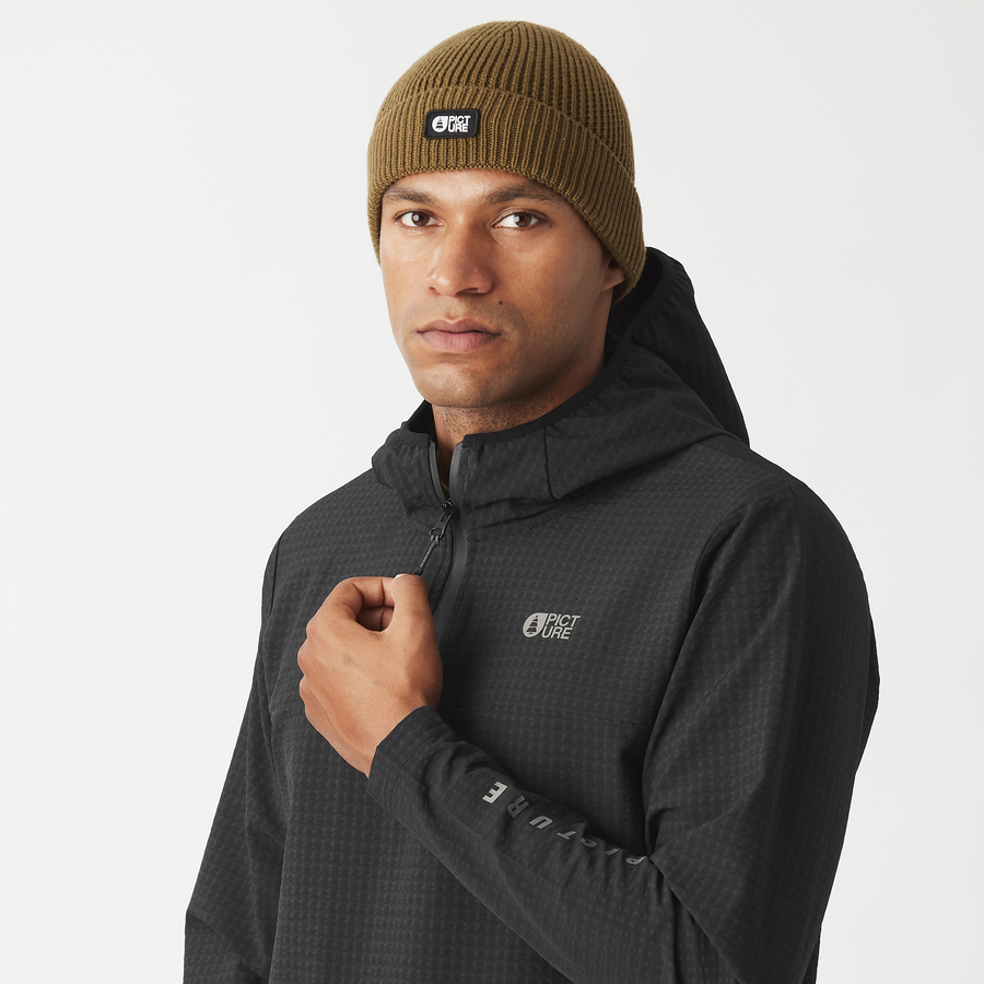 PARAGA 1/4 ZIP HOODIE __color:Black#3