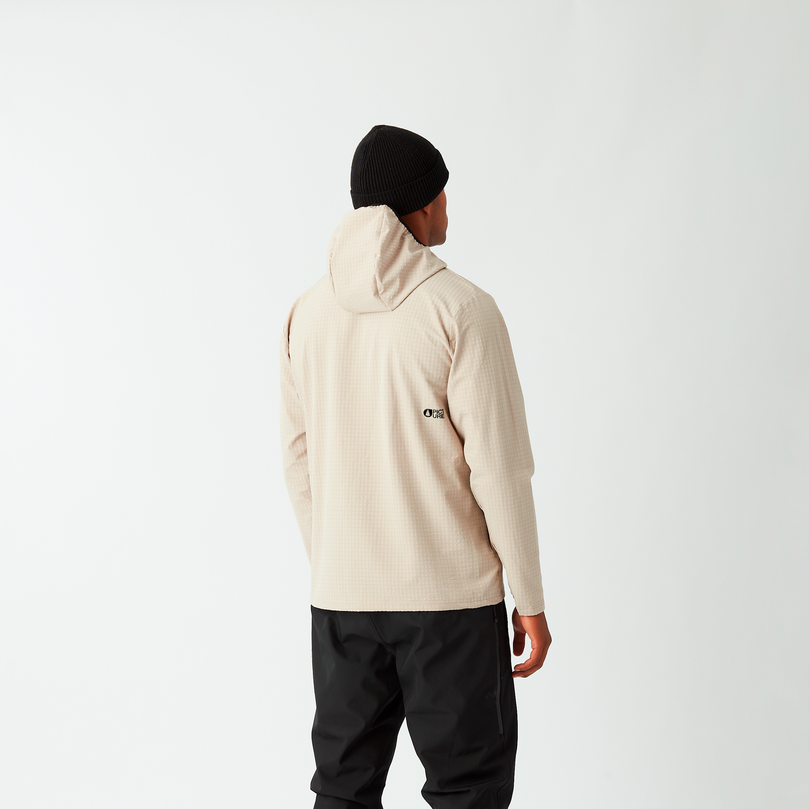 PARAGA 1/4 ZIP HOODIE __color:Pure_Cashmere#11