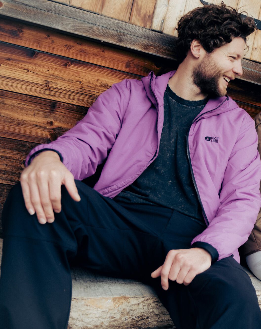 LANIN M HOODED JKT __color:Bright_Magenta#9