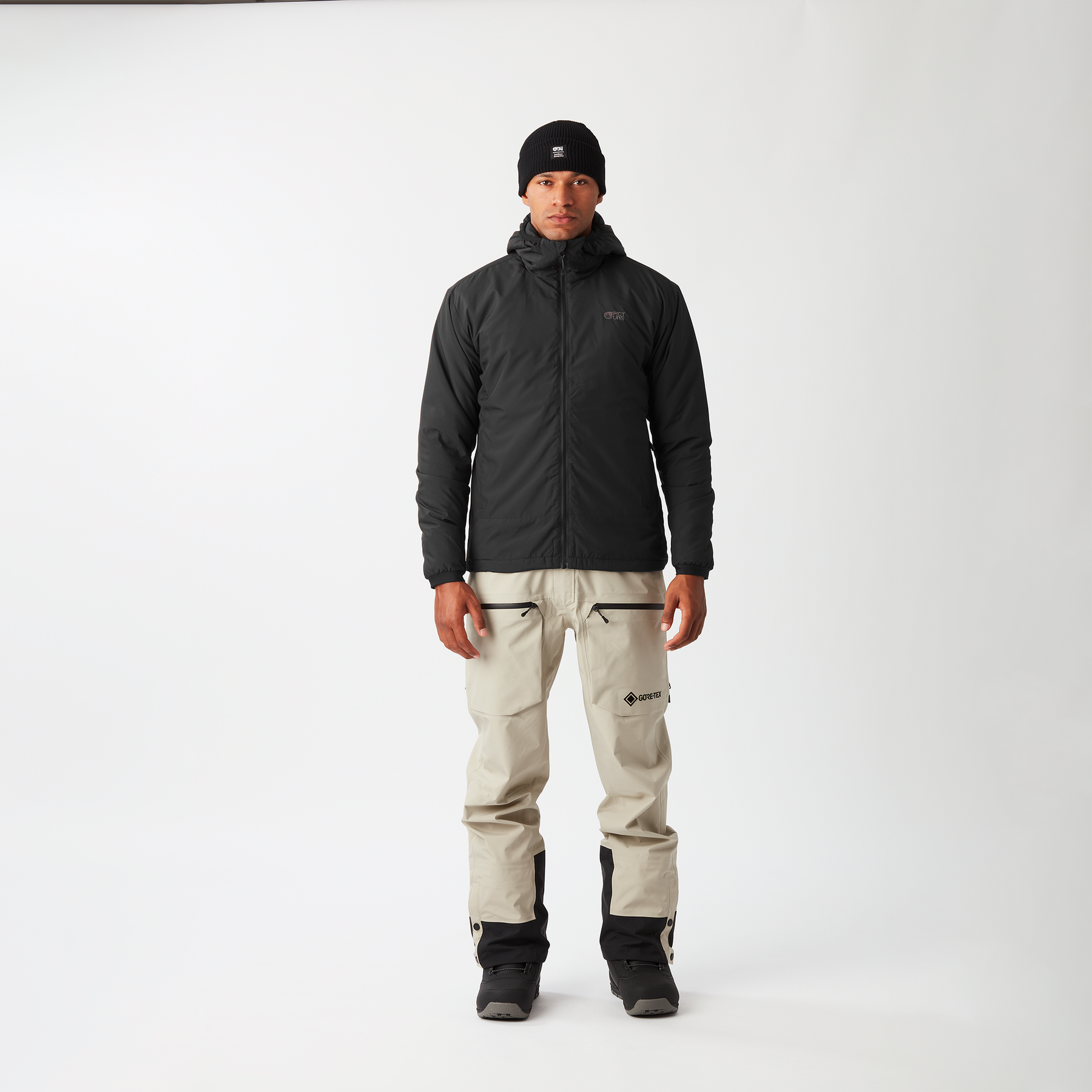 LANIN M HOODED JKT __color:Black#1