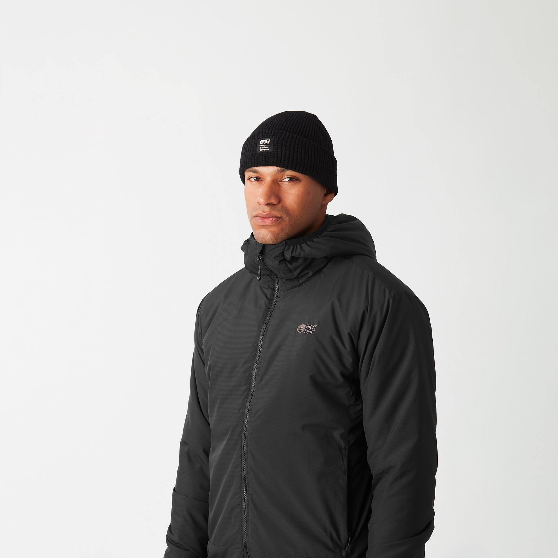 LANIN M HOODED PRIMALOFT JKT __color:Black#3