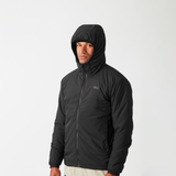 LANIN M HOODED PRIMALOFT JKT __color:Black#4