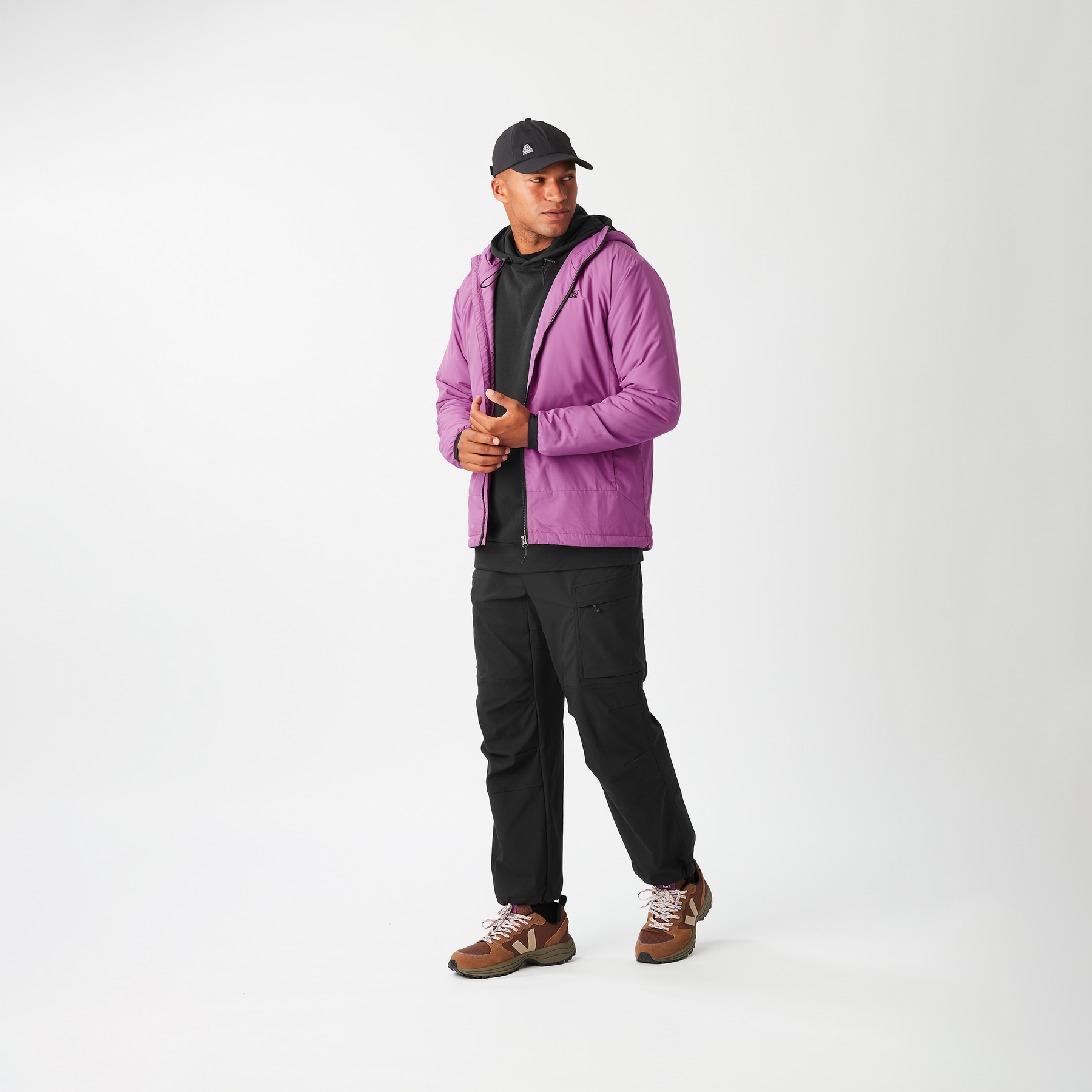 LANIN M HOODED PRIMALOFT JKT __color:Bright_Magenta#13