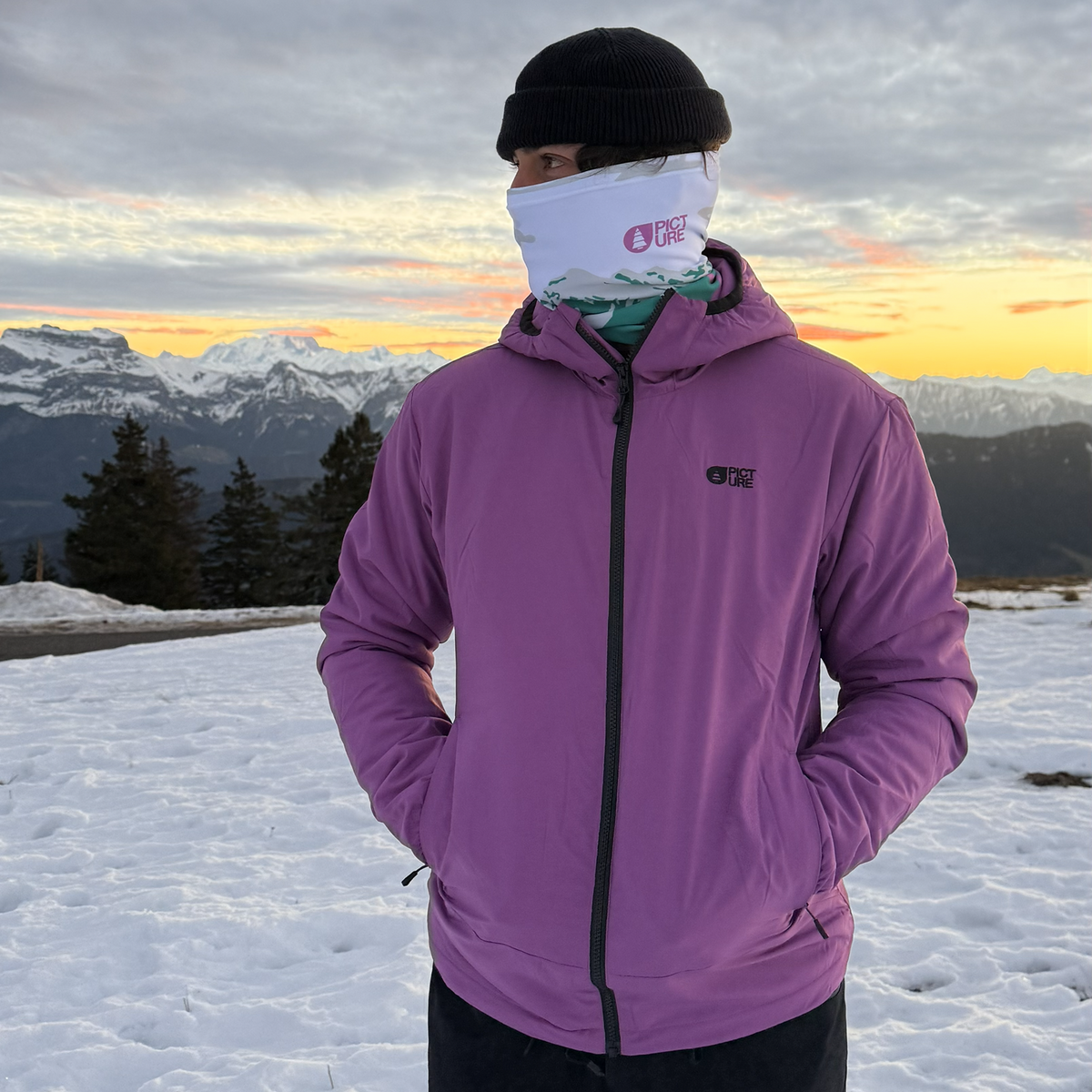 LANIN M HOODED PRIMALOFT JKT __color:Bright_Magenta#12