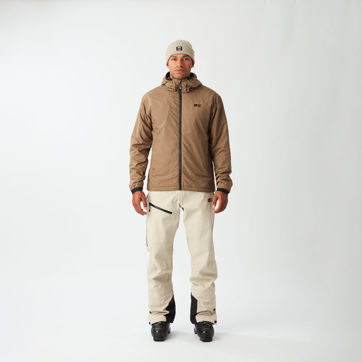 LANIN M HOODED PRIMALOFT JKT __color:Shitake#20