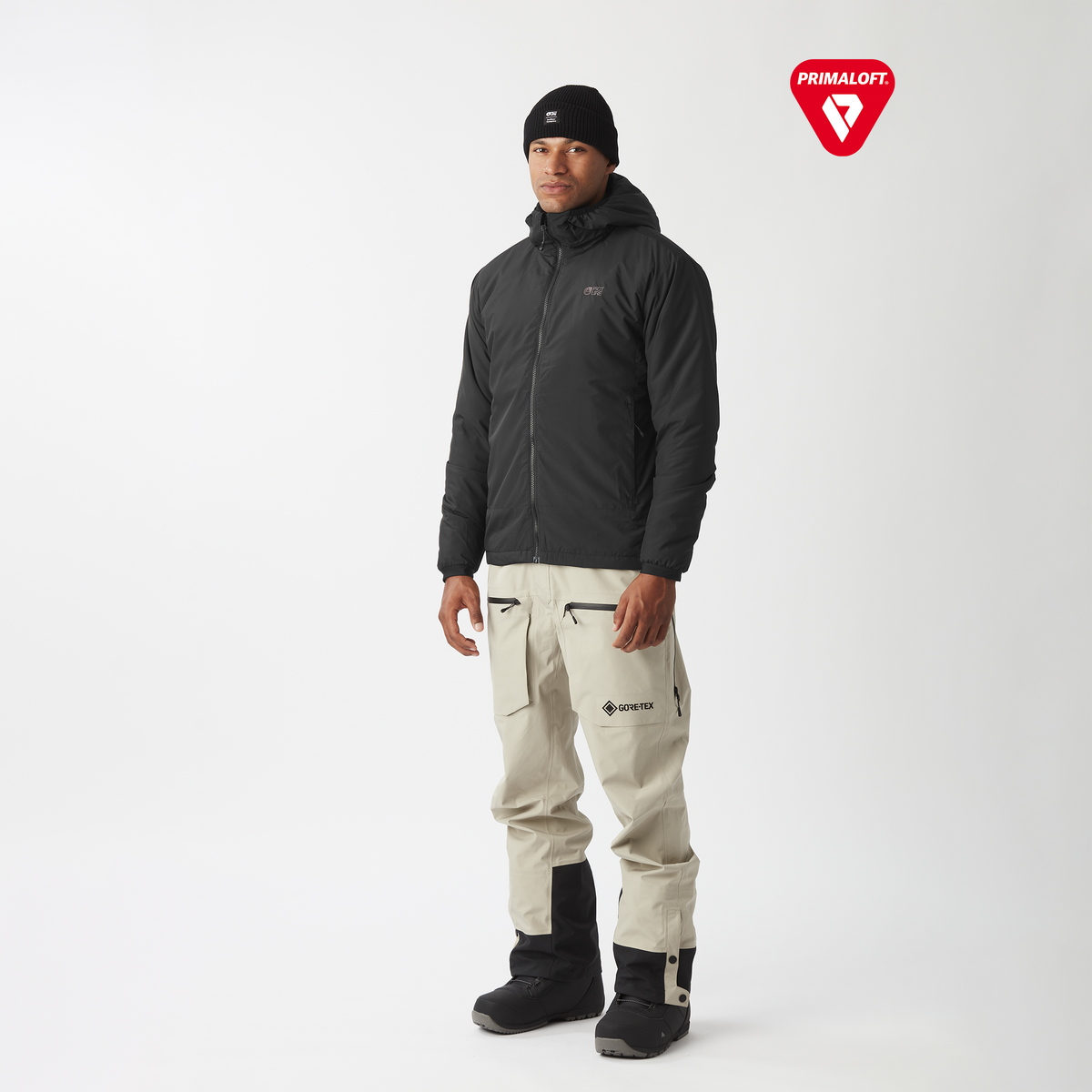 LANIN M HOODED PRIMALOFT JKT __color:Black#0