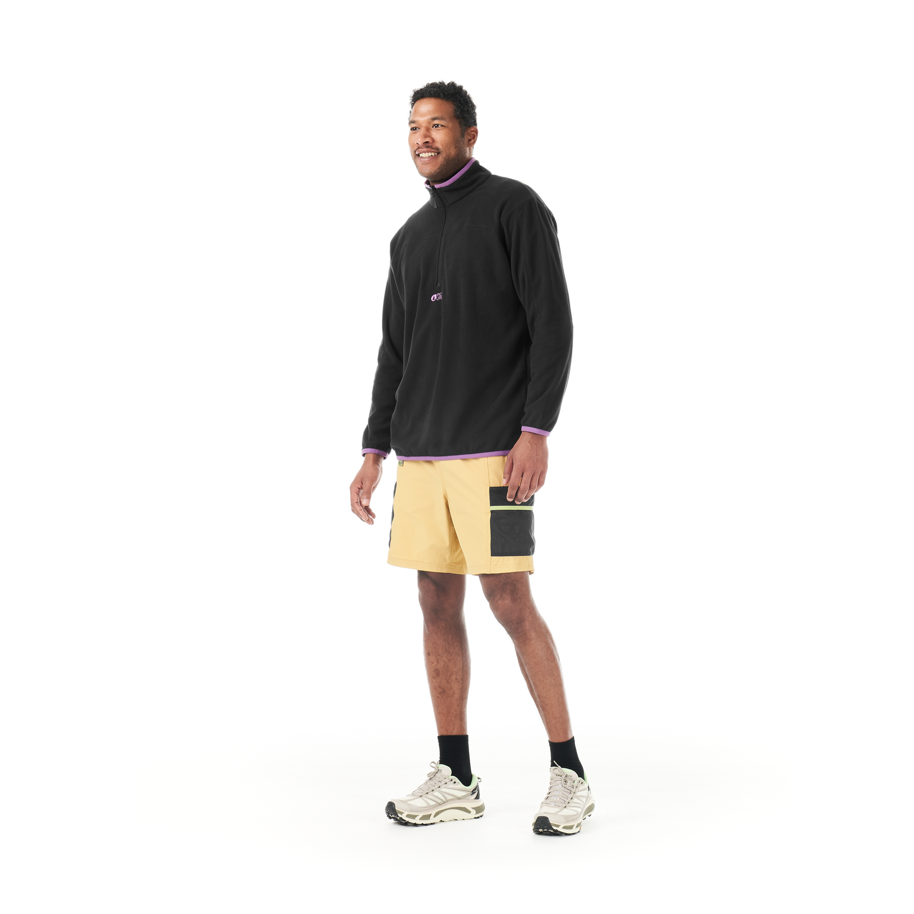 INARIA M 1/4 FLEECE __color:Black#2