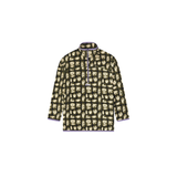 INARIA M 1/4 PRINTED FLEE __color:Cedar_Leaf_Print#5