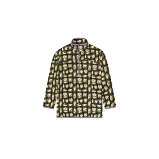 INARIA M 1/4 PRINTED FLEE __color:Cedar_Leaf_Print#5
