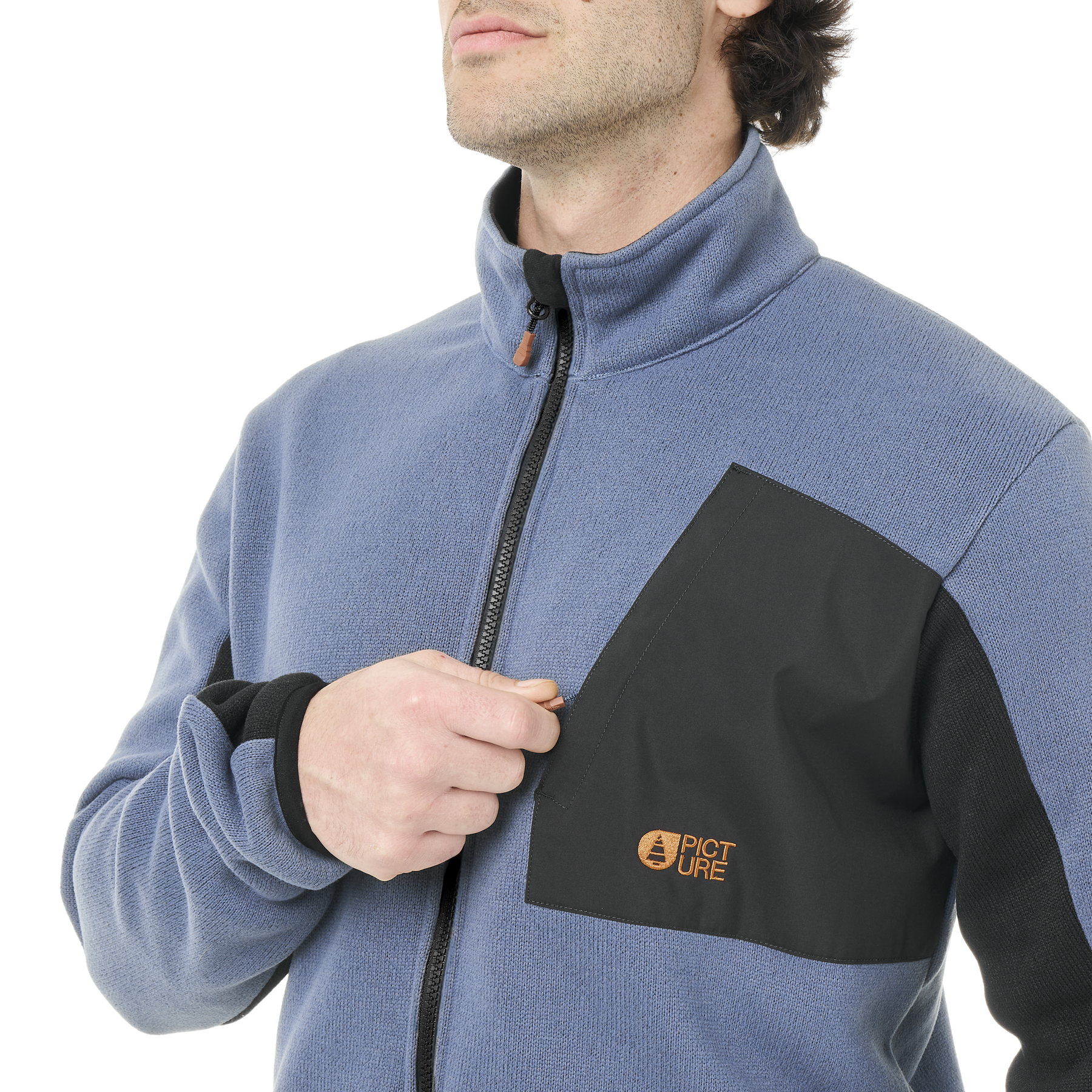 DAUWY FZ FLEECE __color:Vintage_Indigo#18