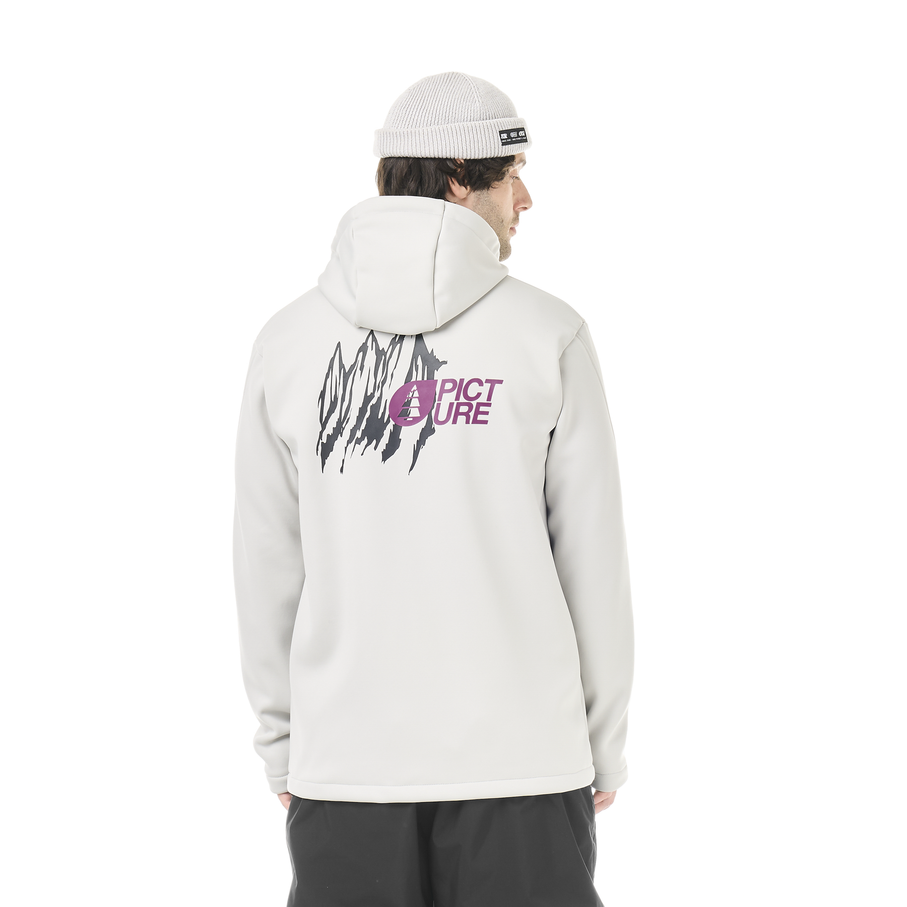 PARK ZIP TECH HOODIE __color:Vapor_Grey#14