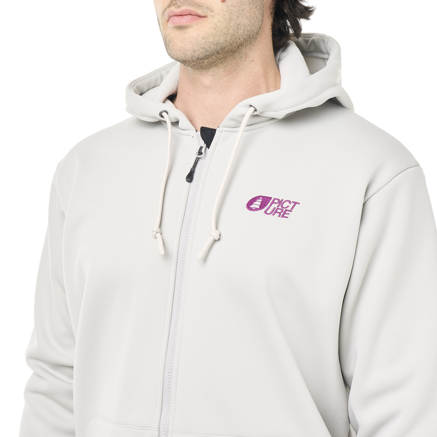 PARK ZIP TECH HOODIE __color:Vapor_Grey#16