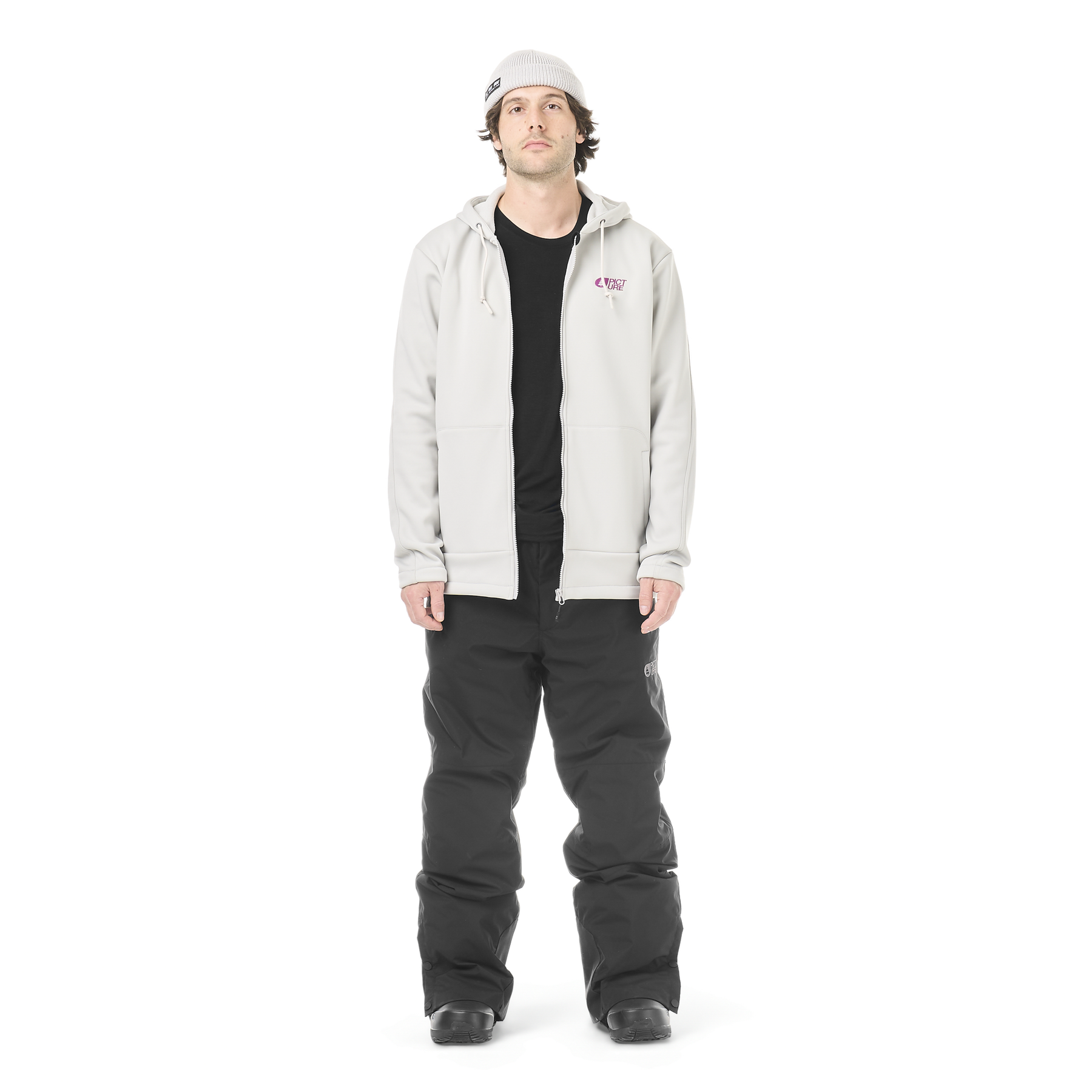 PARK ZIP TECH HOODIE __color:Vapor_Grey#17