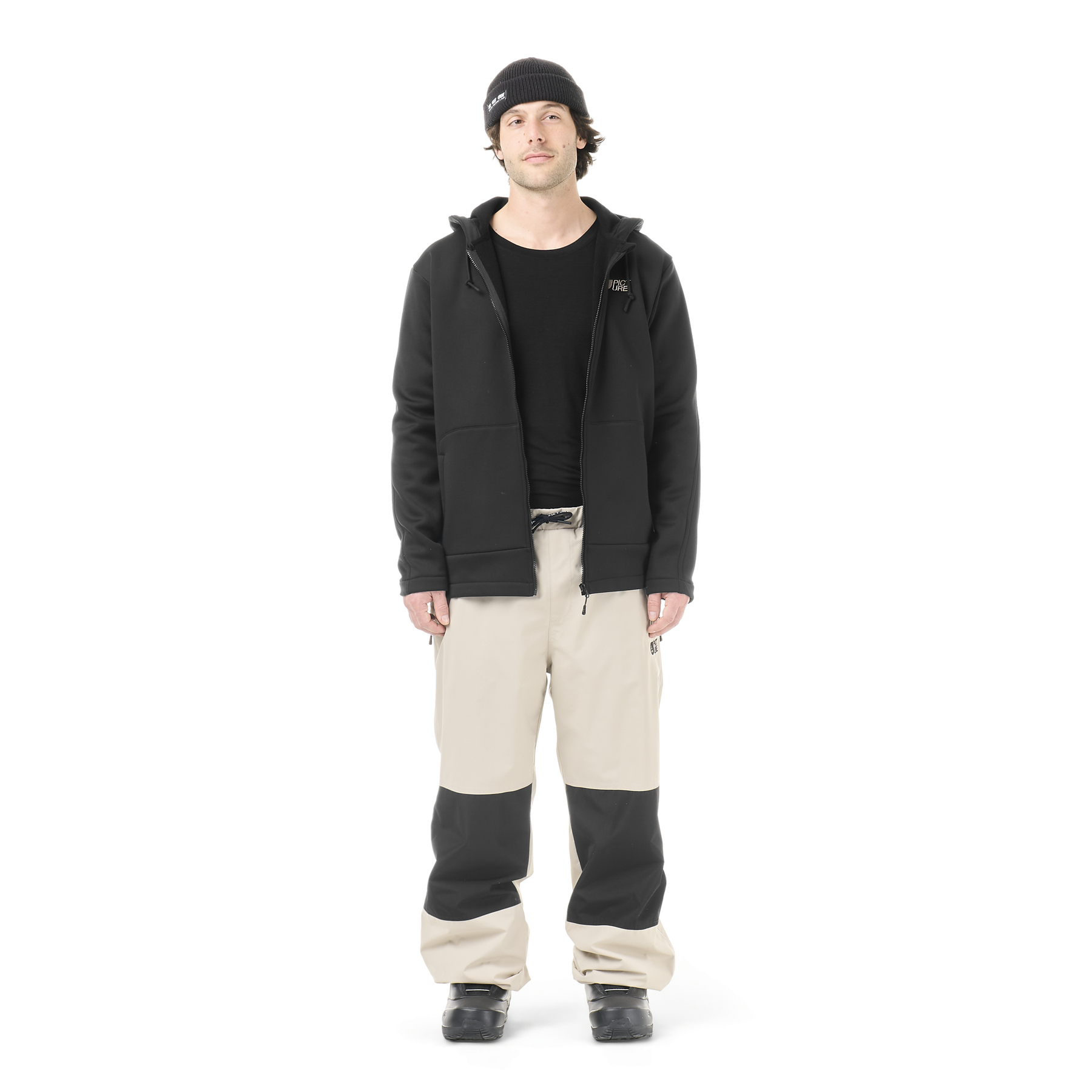 PARK ZIP TECH HOODIE __color:Black#2