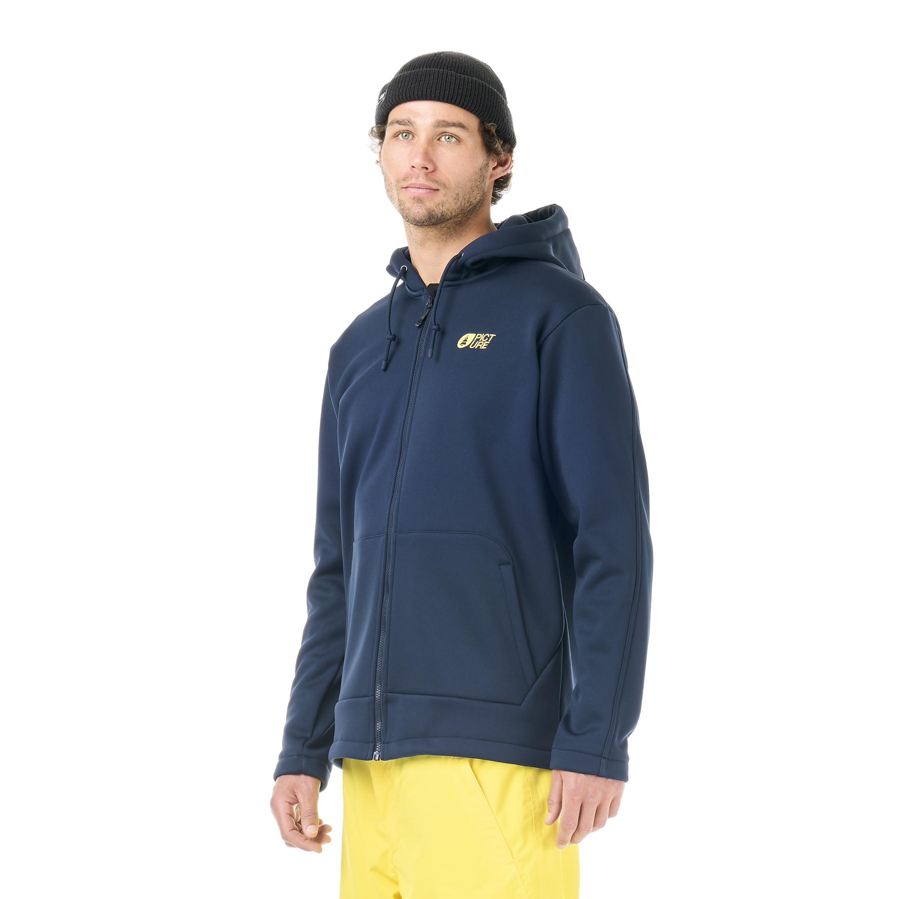 PARK ZIP TECH HOODIE __color:Dress_Blues#8