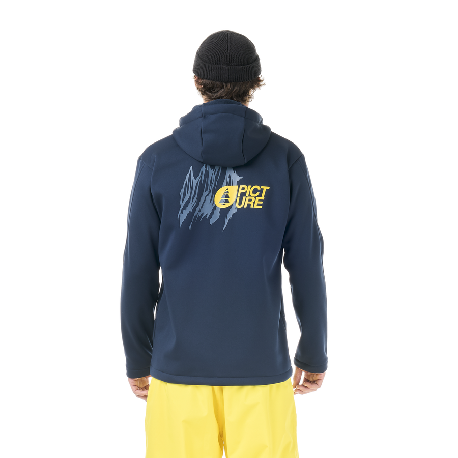 PARK ZIP TECH HOODIE __color:Dress_Blues#10