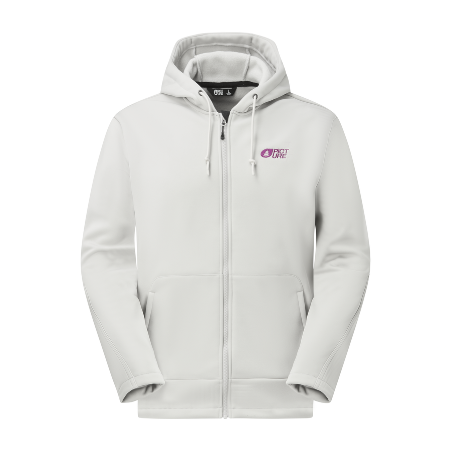 PARK ZIP TECH HOODIE __color:Vapor_Grey#18