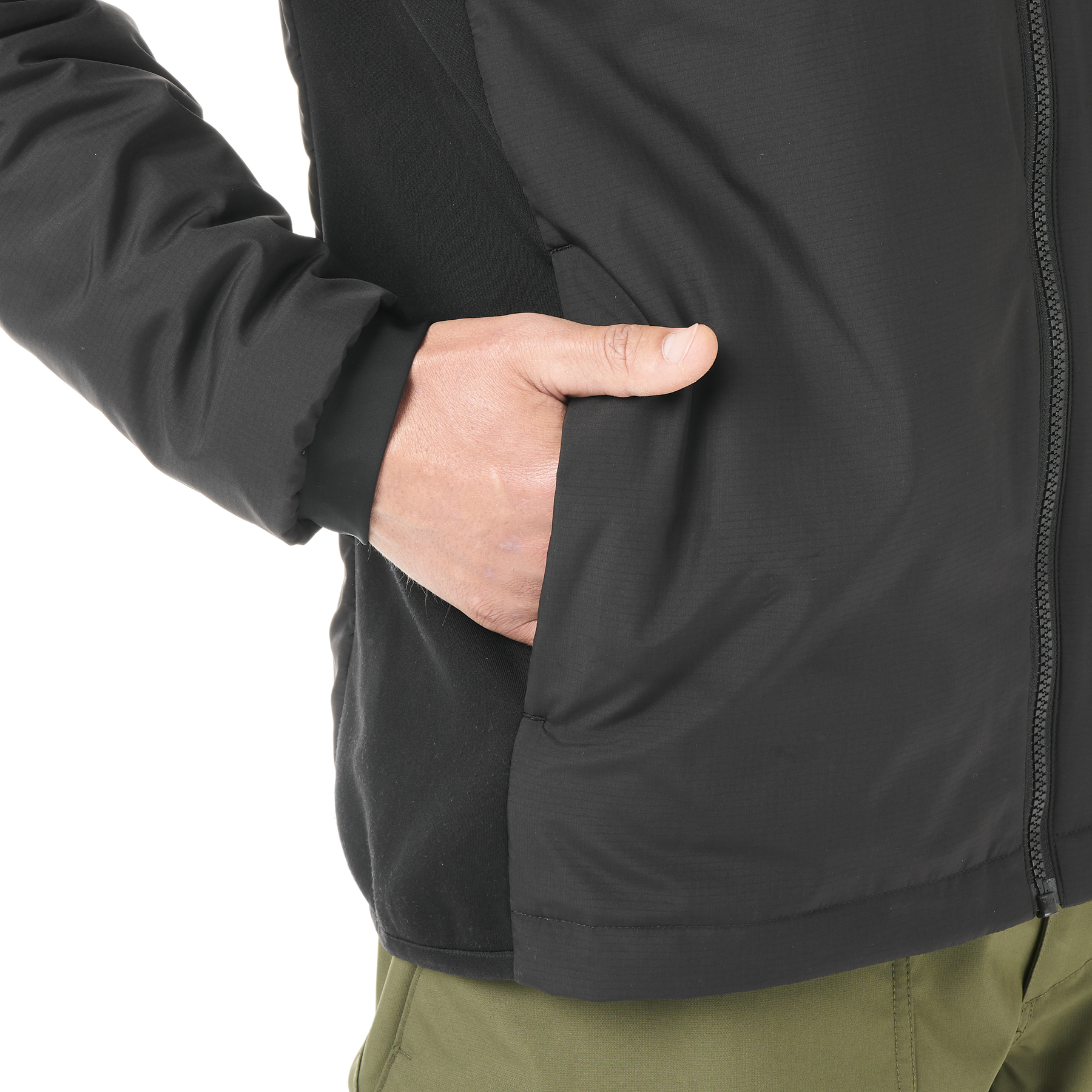 LANIN HOODED JKT __color:Black#3