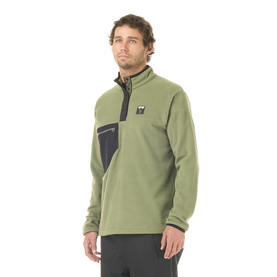 ARCCA M 1/4 FLEECE __color:Olivine#13