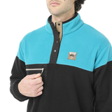 ARCCA M 1/4 FLEECE __color:Capri_Breeze#9