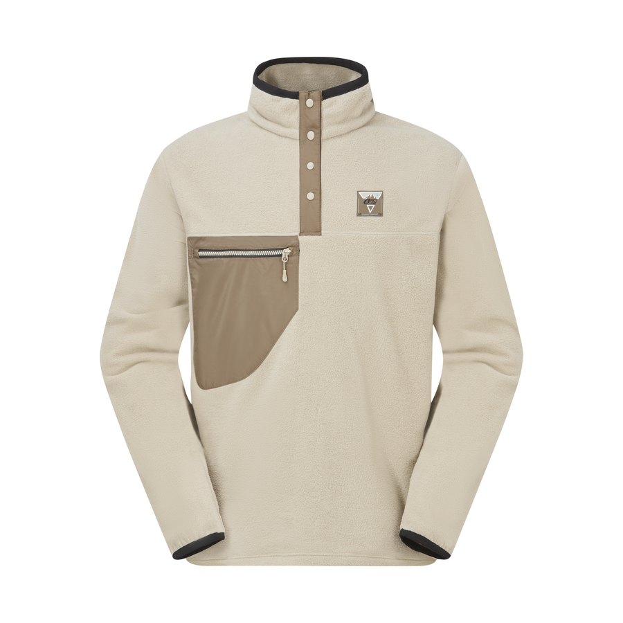 ARCCA M 1/4 FLEECE __color:Pure_Cashmere#24