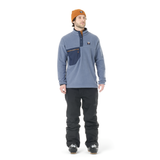 ARCCA M 1/4 FLEECE __color:Vintage_Indigo#33