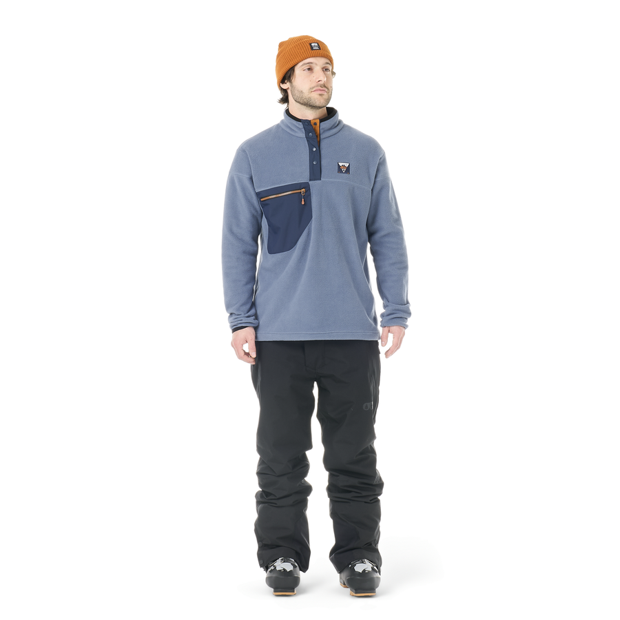 ARCCA M 1/4 FLEECE __color:Vintage_Indigo#33